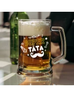 SUPER TÁTA - pivní sklenice 0,5 l SUPER TÁTA - pivní sklenice 0,5 l