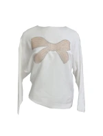 Dámsky svetrík s aplikáciou mašle na prednom diele - Gemini