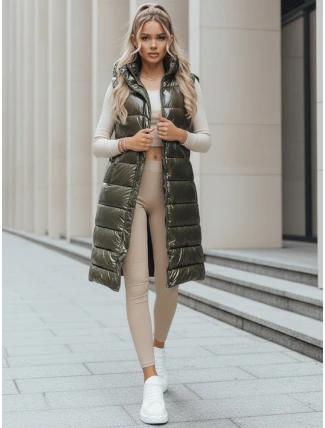 Dámska prešívaná vesta GANTINI zelená FashionStreet TY3747