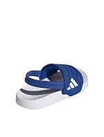 Detské šľapky adidas Adilette Estrap 2.0, bielo-modré, HQ9196