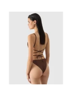 Dámsky vrchný diel plaviek 4F 4FWSS24UBKTF041-81S Brown