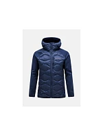 Peak Performance M Helium Down Hybrid Hood Jacket Dark Blue