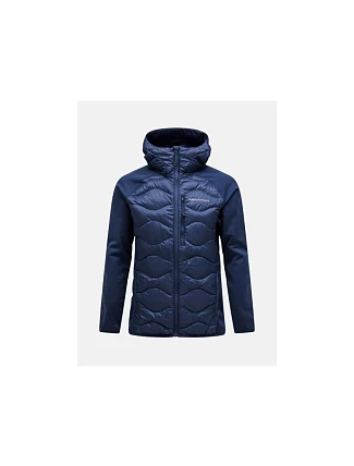 Peak Performance M Helium Down Hybrid Hood Jacket Dark Blue