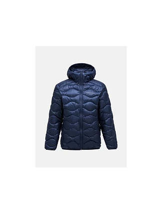 Pánska péřová bunda Peak Performance M Helium Down Hood Jacket, farba tmavomodrá Pánska péřová bunda Peak Performance M Helium Down Hood Jacket, farba tmavomodrá