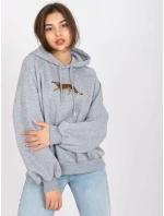 Mikina EM BL 651.99 sivá