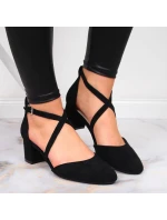 Sergio Leone W SK365A čierne sandále s remienkami Sergio Leone W SK365A čierne sandále s remienkami