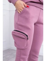 Izolačná sada s ozdobným vreckom tmavo ružová