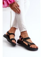 Pachnące Sandały Na Rzep ZAXY LL285062 Czarne