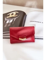 Lakierowany Portfel Damski Czerwony Rahner