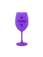 POHODINDA - fialový pohár na víno 350 ml