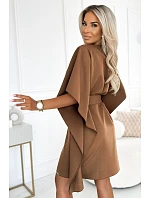 Dámske šaty SOFIA 287-39 cappuccino – Numoco Dámske šaty SOFIA 287-39 cappuccino – Numoco