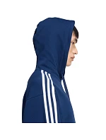 Pánska mikina adidas Essentials 3-Stripes French Terry Hoodie, tmavomodrá, KY4203