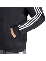 Pánska mikina adidas Essentials 3-Stripes French Terry Hoodie, čierna, KY6605 Pánska mikina adidas Essentials 3-Stripes French Terry Hoodie, čierna, KY6605