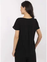 Blúzka D73761M11171B čierna Blúzka D73761M11171B čierna