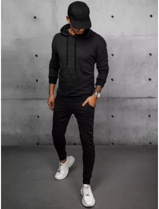 FashionStreet čierna pánska tepláková súprava AX0692