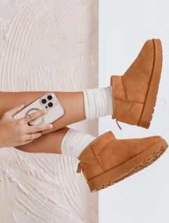 Dámske snežnice na platforme camel FashionStreet ZY1074