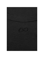 Tričko Prosto Jacquard Label KL261MTEE1042, čierne, veľkosť L Tričko Prosto Jacquard Label KL261MTEE1042, čierne, veľkosť L