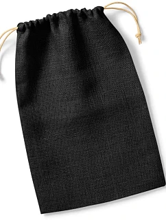 Westford Mill W 415 Jutový vrece so sťahovacími šnúrkami 50.0415 čierna/prírodná