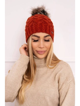 Fleecová čiapka Daria K217 červená