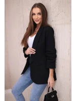 Bunda s klopami elegantná čierna