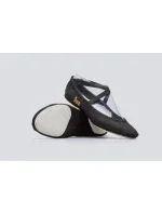 Gymnastická baletná obuv 302 čierna - IWA