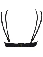 Dámska sexy podprsenka V-10001 Červená s čiernou - Axami