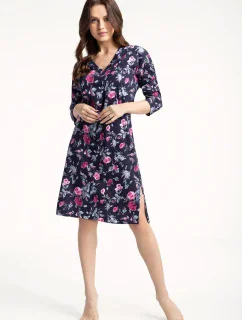 Dámska nočná košeľa Luna 072 3/4 M-2XL