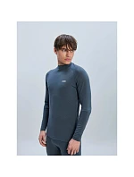 Cyklistické tričko POC M's Layer Merino Mock Neck Jersey, sivé