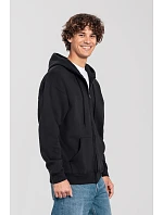 Fruit of the Loom Iconic Premium Hooded Sweat Jacket Mikina s kapucňou z hrubej bavlny 16.2286 čierna Fruit of the Loom Iconic Premium Hooded Sweat Jacket Mikina s kapucňou z hrubej bavlny 16.2286 čierna