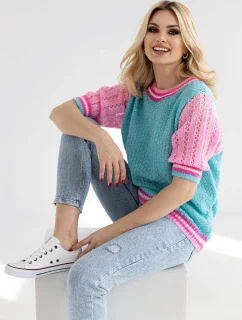 Sveter s krátkym rukávom model 178641 PeeKaBoo