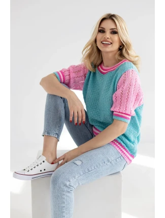 Sveter s krátkym rukávom model 178641 PeeKaBoo