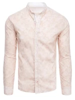 Pánska ružová košeľa FashionStreet DX2304