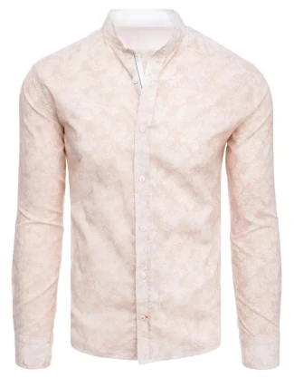 Pánska ružová košeľa FashionStreet DX2304
