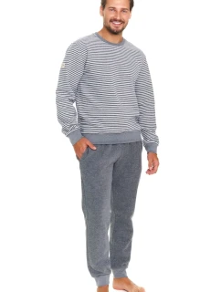 Pánske pyžamo 5248 tmavosivé - Doctornap