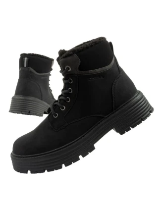 Topánky O'neill zimné trappery dámske členkové topánky zateplené módne čierne dámske