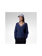 Dámsky sveter ROSSIGNOL W Knitted V Neck, tmavomodrý Dámsky sveter ROSSIGNOL W Knitted V Neck, tmavomodrý