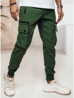 Pánske zelené nohavice FashionStreet UX4467