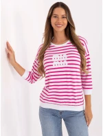 Blúzka RV BZ A790.47 bielo-ružová