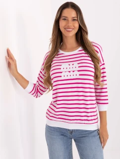 Blúzka RV BZ A790.47 bielo-ružová