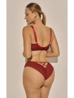 Mäkká podprsenka Kinga SC-1148 Cherry