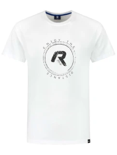 Rogelli pánske tričko GRAPHIC biele L