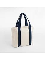 BagBase BG 675 Plátnová taška „Edit Tote“ 52.0675 prírodná/námornícka modrá BagBase BG 675 Plátnová taška „Edit Tote“ 52.0675 prírodná/námornícka modrá