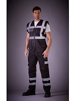 Yoko HVW 801 Hi-Vis multifunkčná vesta 79.W801 hi vis žltá/fialová Yoko HVW 801 Hi-Vis multifunkčná vesta 79.W801 hi vis žltá/fialová