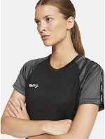 Craft Teamwear Squad Go Contrast Jersey W Dámske kontrastné športové tričko 82.2726 biele Craft Teamwear Squad Go Contrast Jersey W Dámske kontrastné športové tričko 82.2726 biele