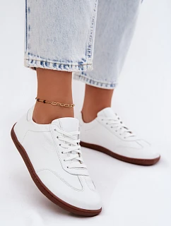 Kožené dámske tenisky Barefoot Zazoo N1243 White