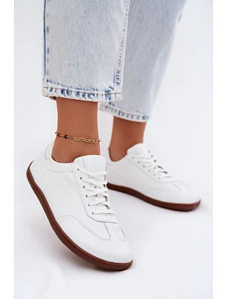 Kožené dámske tenisky Barefoot Zazoo N1243 White
