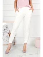 Dámske teplákové nohavice OFF PINK Dámske teplákové nohavice OFF PINK