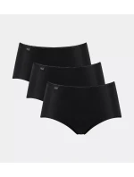 sloggi 24/7 Microfibre Midi C3P - BLACK - SLOGGI BLACK - SLOGGI