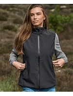 Tee Jays TJ 9523 3-vrstvová dámska softshellová vesta „Performance“ 18.9523 tmavomodrá