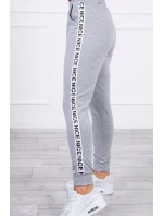 Súprava s ozdobnými stuhami sivá Súprava s ozdobnými stuhami sivá